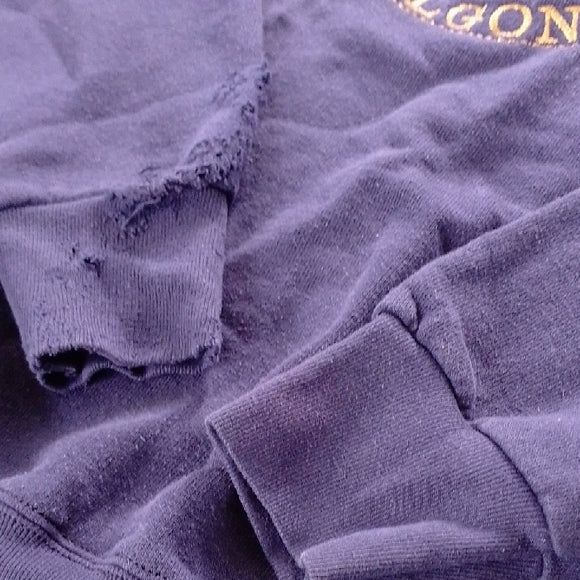 VINTAGE 90s BG ALGONA Embroidered Crewneck Sweater Fruit Of The Loom UNISEX