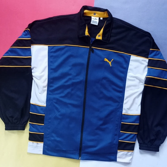 Vintage 90s PUMA Big Logo Track Style Jacket Unisex