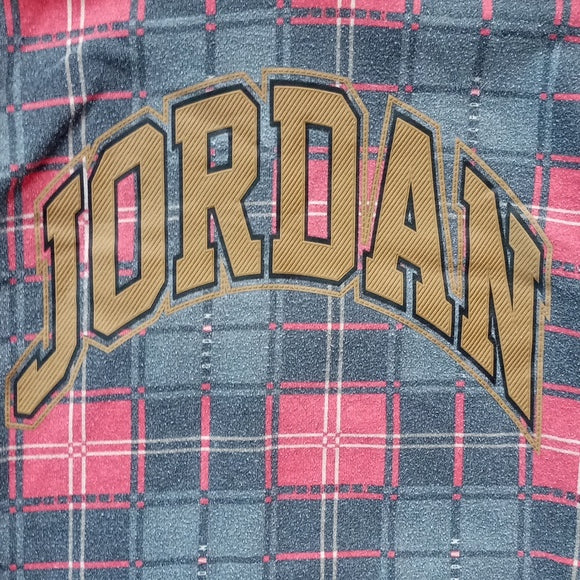 JORDAN Plaid Hoodie Sweater