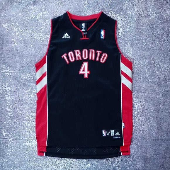 Adidas Toronto Raptors Chris Bosh NBA Game Jersey Youth L 14\16 +2