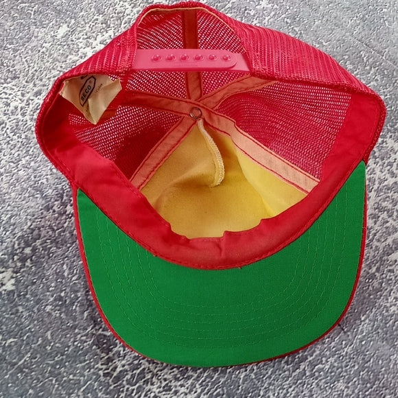Red and White Kids Cap
