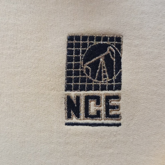 Vintage 90s NCE Resource Group Half Zip Sweater