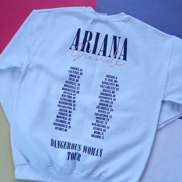 Ariana Grande Dangerous Women Tour Crewneck Sweater Unisex