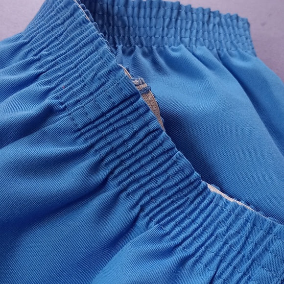 Vintage 80s ACE OF HEARTS By Par Cedar Blue Essential Shorts