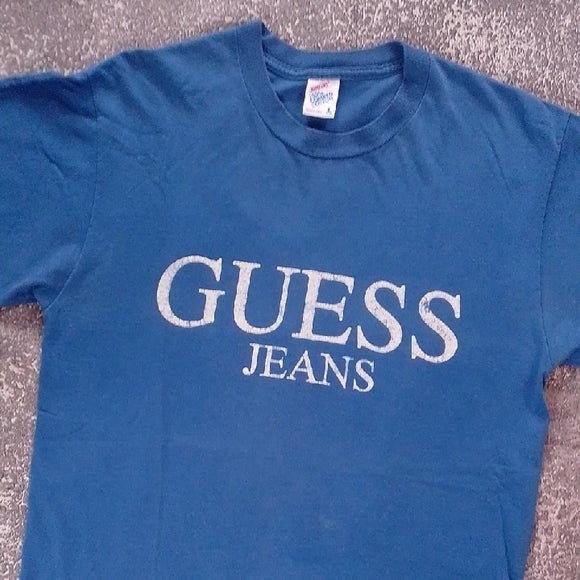 VINTAGE 90s GUESS JEANS JERZEES T-SHIRT