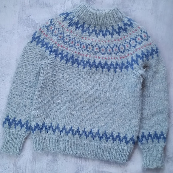 Vintage 90s Hodic Pattern Big Fluffy Sweater