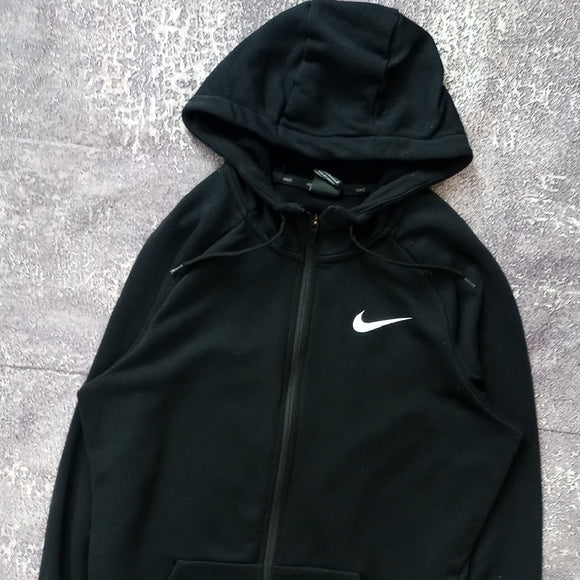 Nike Black Hoodie Jacket DRYFIT