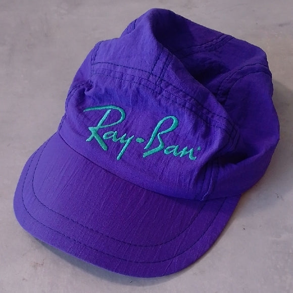 Vintage 80-90s Ray-Ban Vibrant Purple Hat UNISEX