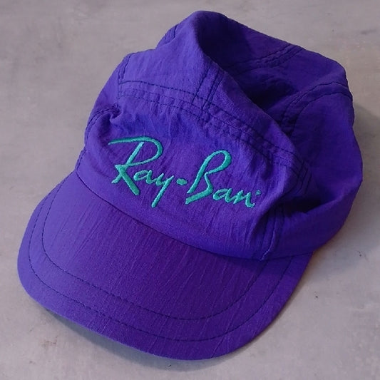 Vintage 80-90s  Ray-Ban Vibrant Purple Hat UNISEX