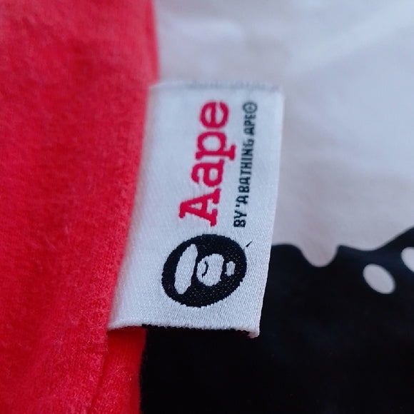 Aape By BATHING APE Orange Zip Up JAcket