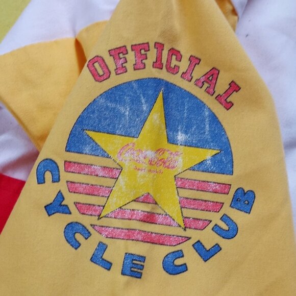 Vintage EXCLUSIVE Kids Coca-Cola Cycling Club PROMO 4-tone Jacket