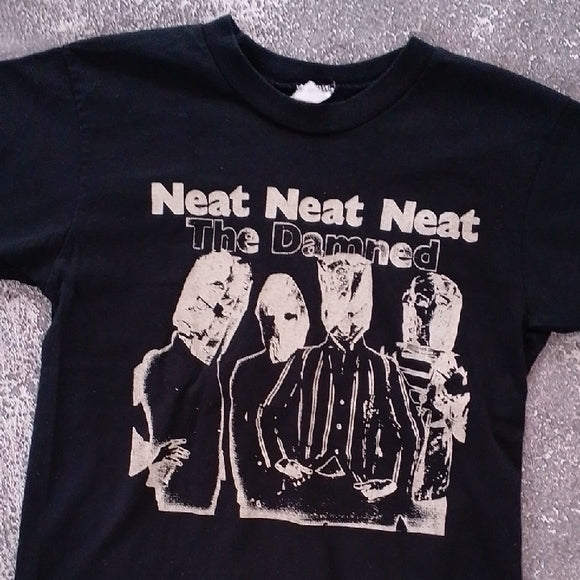 Vintage 90s THE DAMNED NEAT NEAT NEAT SINGLE STITCH T-SHIRT