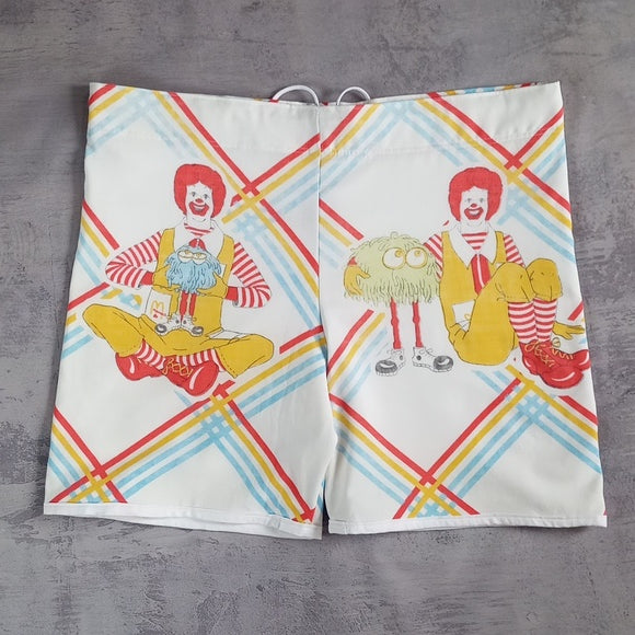 Vintage 1978 Boom Box Benny's "Golden Arches" Custom Patchwork Shorts – UNISEX