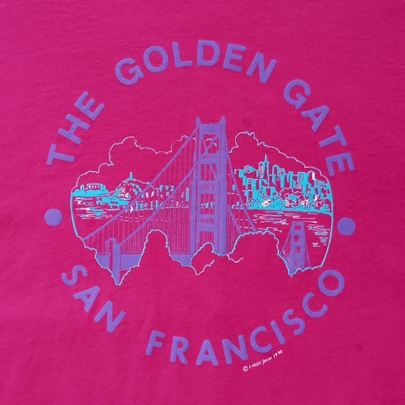 Vintage 1996 Single Stitch The Golden Gate Bridge San Francisco T-Shirt