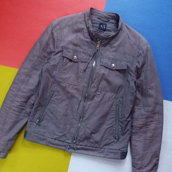 Armani Exchange Biker Style Zip-Up Jacket RN#91714