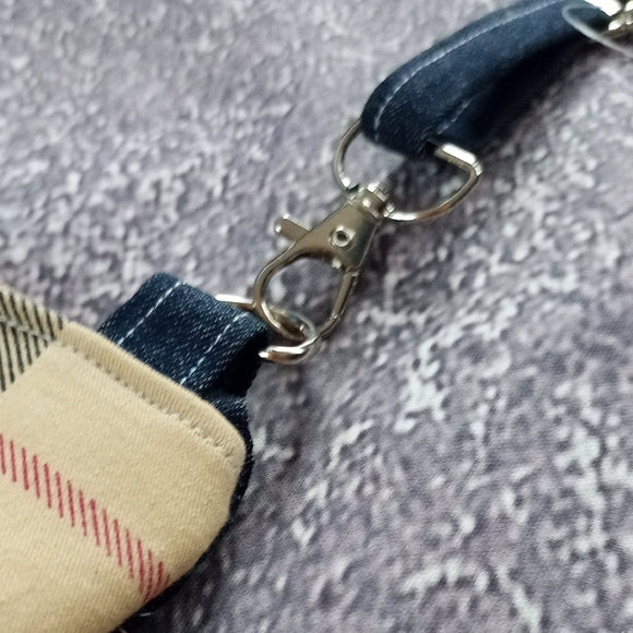 One-of-a-Kind Reworked Burberry Crossbody Bag – Unisex
