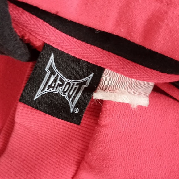 Vintage TAPOUT BIG PRINT SWEATSHIRT ZIP-UP RED