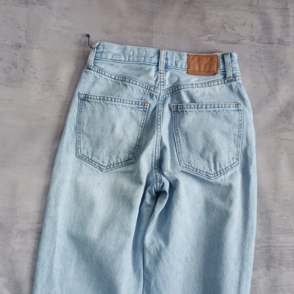 DENIM FORUM The Claudia High Rise Baggy 28L Women's Jeans