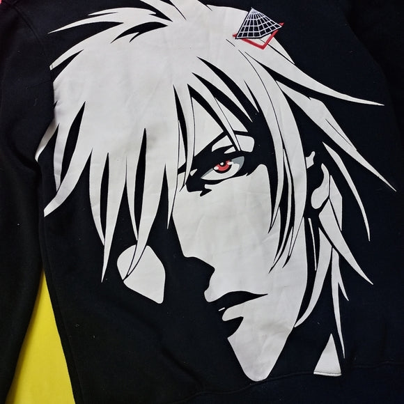 Black Pyramid Elaborate Anime Embroidered Sweater