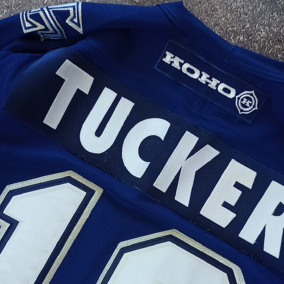 Vintage 90s NHL DARCY TUCKER KOHO Toronto Maple Leafs Hockey Jersey AIR-KNIT