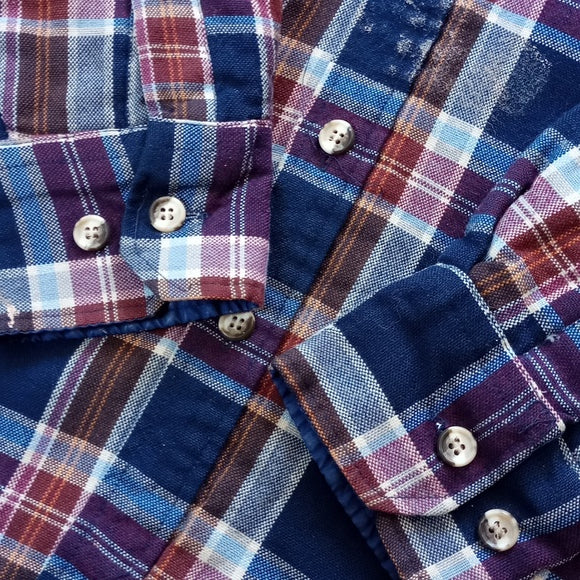Vintage 1970s Sears Lumberjack Plaid Button-Up Jacket unisex