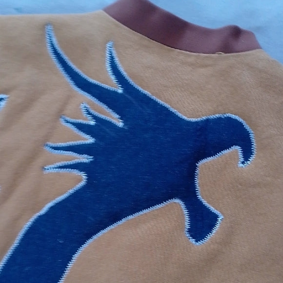 Vintage CUSTOM Workwear Vest with Dragon Patch
