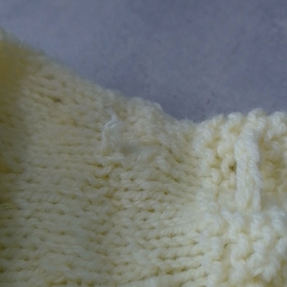 VINTAGE 90s Cozy Knit Baby Cardigan