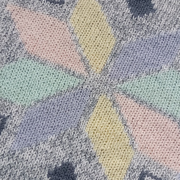 Vintage Flower Pattern Crewneck Mom/Dad Sweater