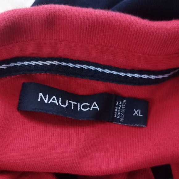 Nautica US1983 SAIL Essential Striped Polo T-Shirt