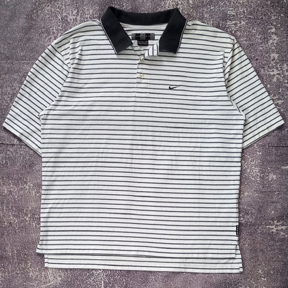 Vintage Y2K Nike Golf Striped Polo shirt UNISEX XL