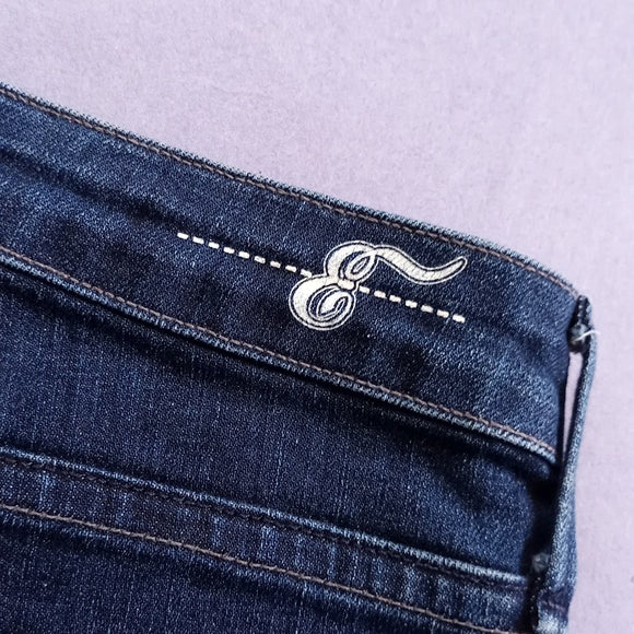 Earnest Sewn High Rise Super Slim Denim Jeans Ginger .475