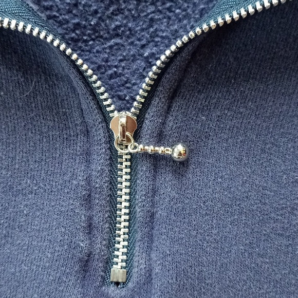 Vintage 1999 SICK KIDS TELETHON Embroidered Bear Quarter zip Sweater UNISEX