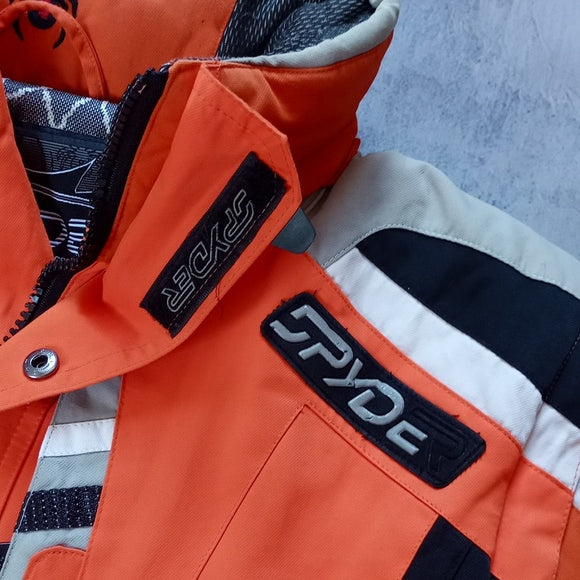 Vintage 90s SPYDER Ski Jacket Orange Entrant Dermizax-EV