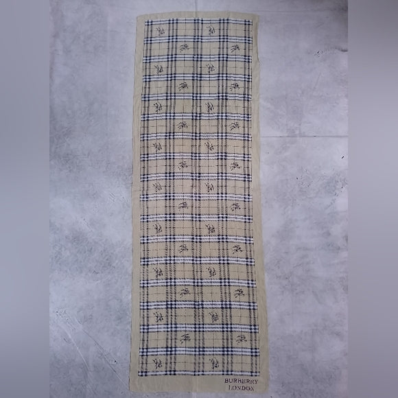 Burberry London Plaid Scarf Classic Nova Check 60” Designer Scarf