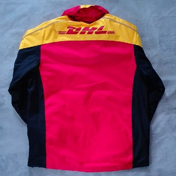Official DHL Red and Yellow Winter Jacket Uniform