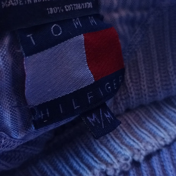 Vintage 90s Tommy Hilfiger Light Purple Crewneck Sweater