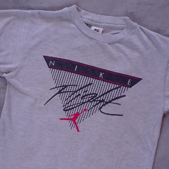 VINTAGE 90s Nike Flight Air Jordan T-Shirt WING FLIGHT LOGO