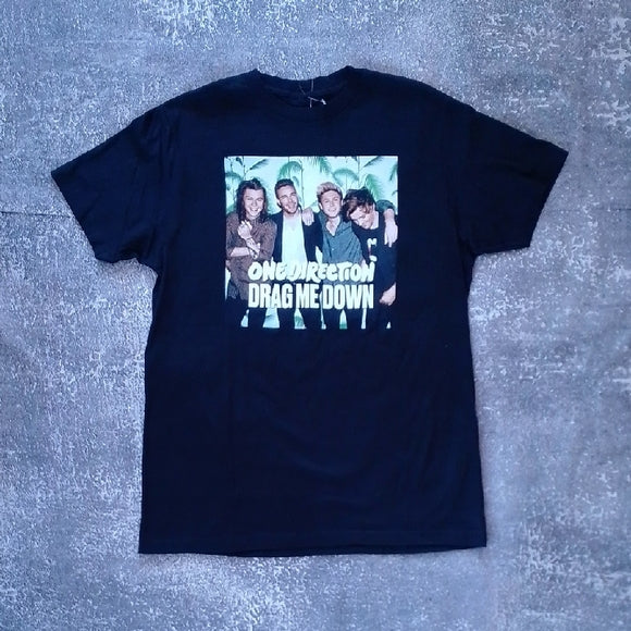 One Direction Drag Me Down Album Black Graphic T-Shirt