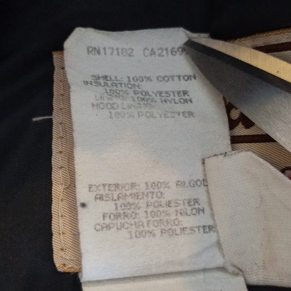 Vintage 90s Walls Carhartt Style Canvas Distressed Work Jacket Sun Faded