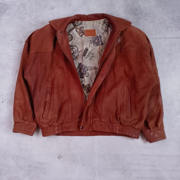 Vintage Brown Leather Jacket The Olde Hide House