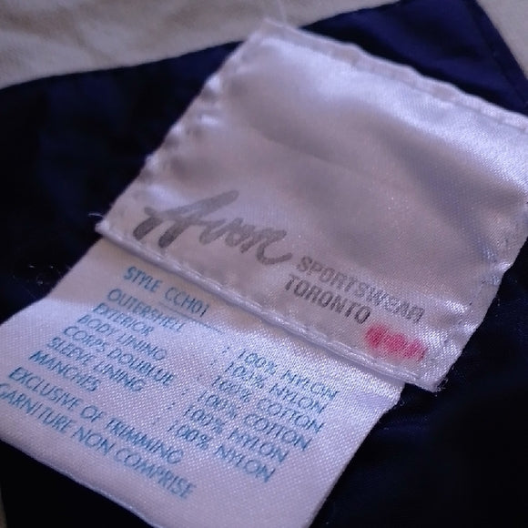 VINTAGE 90s Blue U of T Windbreaker Jacket University Of Toronto