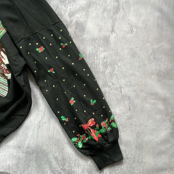 Vintage UGLY Christmas Sweater Print All Over