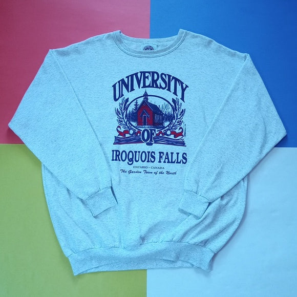Vintage 90s University of Iroquois Falls Crewneck Sweater