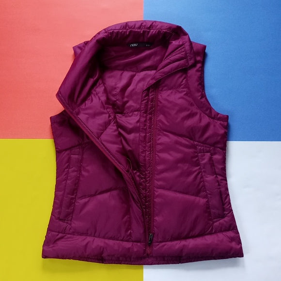 Nau Purple Down Puffer Vest Purple