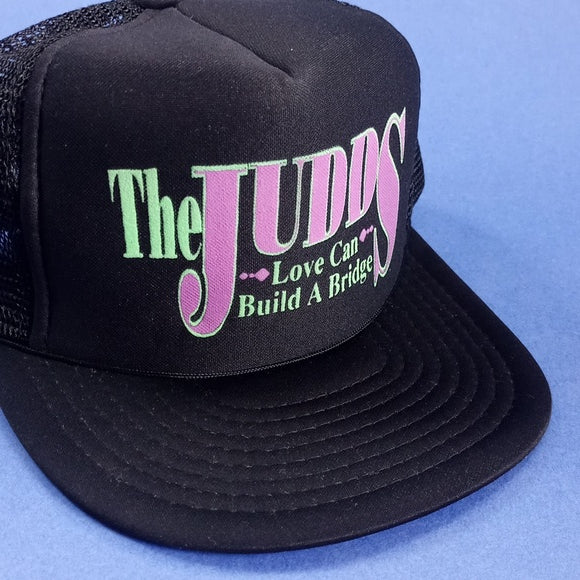 Vintage The Judds Love Can Build A Bridge Snap Back Hat
