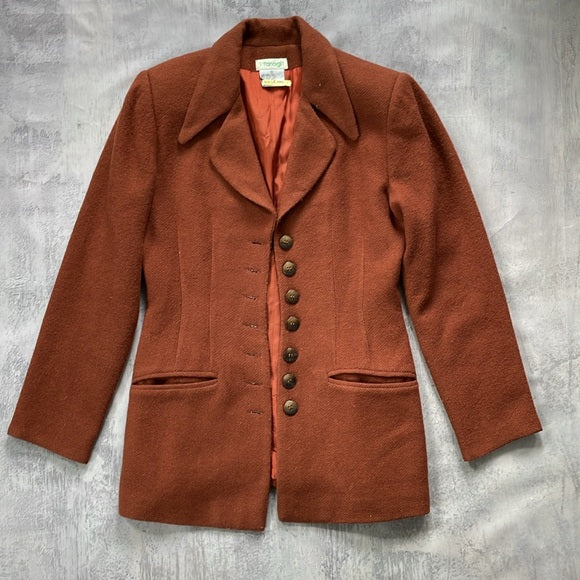 Vintage Yanagi Two Piece Suit With Wool Skirt