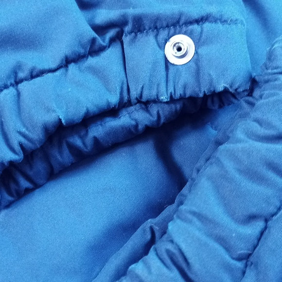 VINTAGE 90s Daniel S Reid Goose Down Blue Puffer Jacket