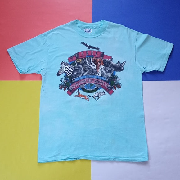Vintage 1992 San Diego Zoo Center For Reproduction Of Endangered Animals T-Shirt