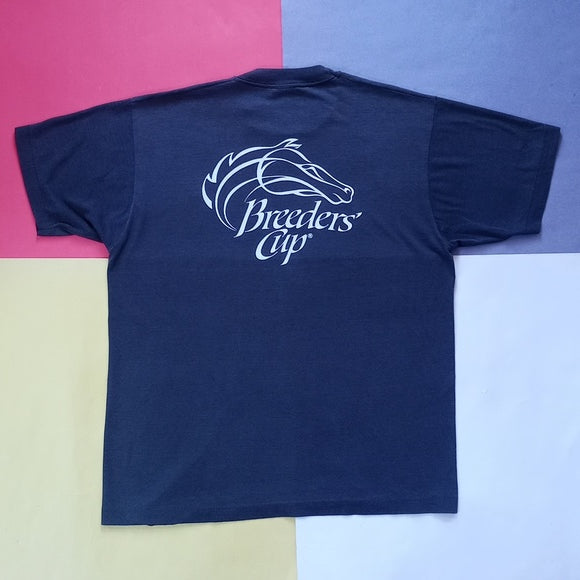 Vintage 90s Breeders Cup Single Stitch T-Shirt UNISEX