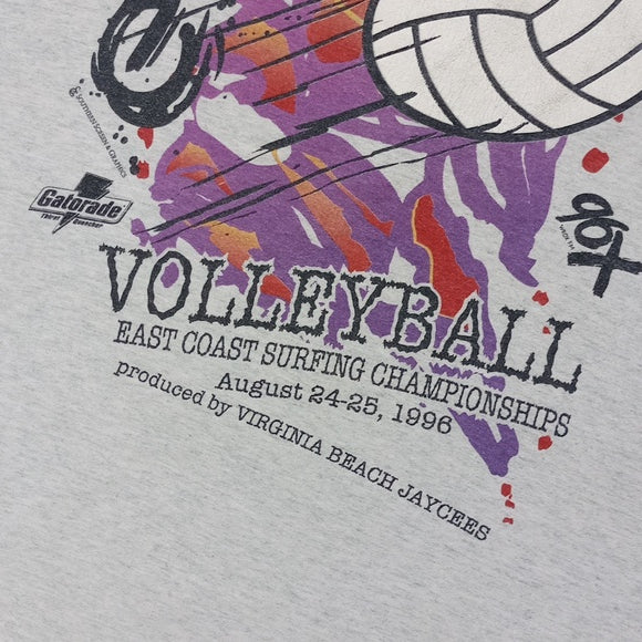 Vintage 1996 East Coast Surfing Champions Volleyball Single Stitch Muscle Tee